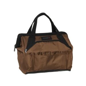 Wolverine 29-Pocket Tool Bag 15in Chestnut Heavy Duty‎ Canvas Organizer